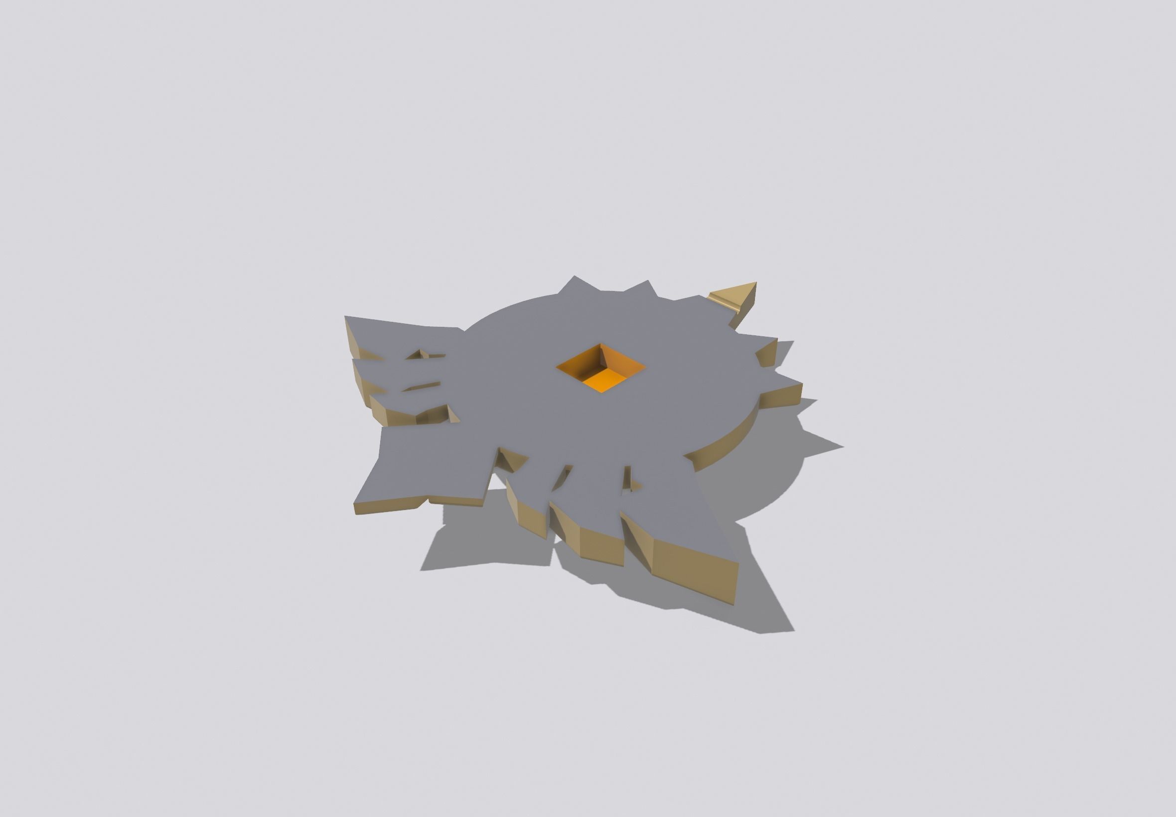 Mondstadt Geo Vision Genshin Impact 3D print model_4