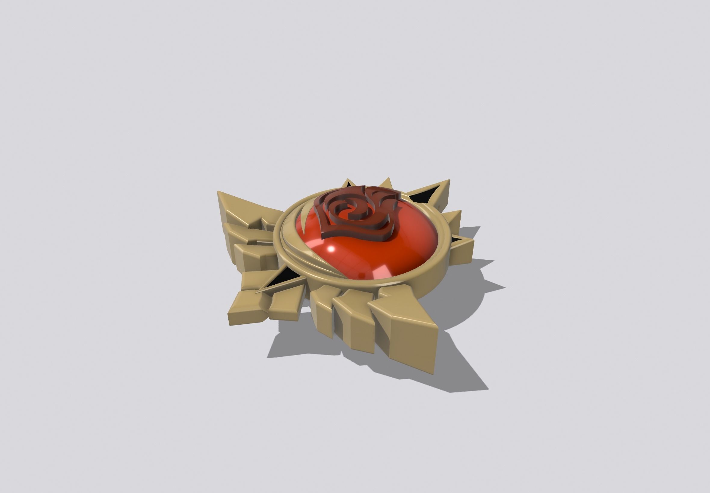 Mondstadt Pyro Vision Genshin Impact 3D print model_1