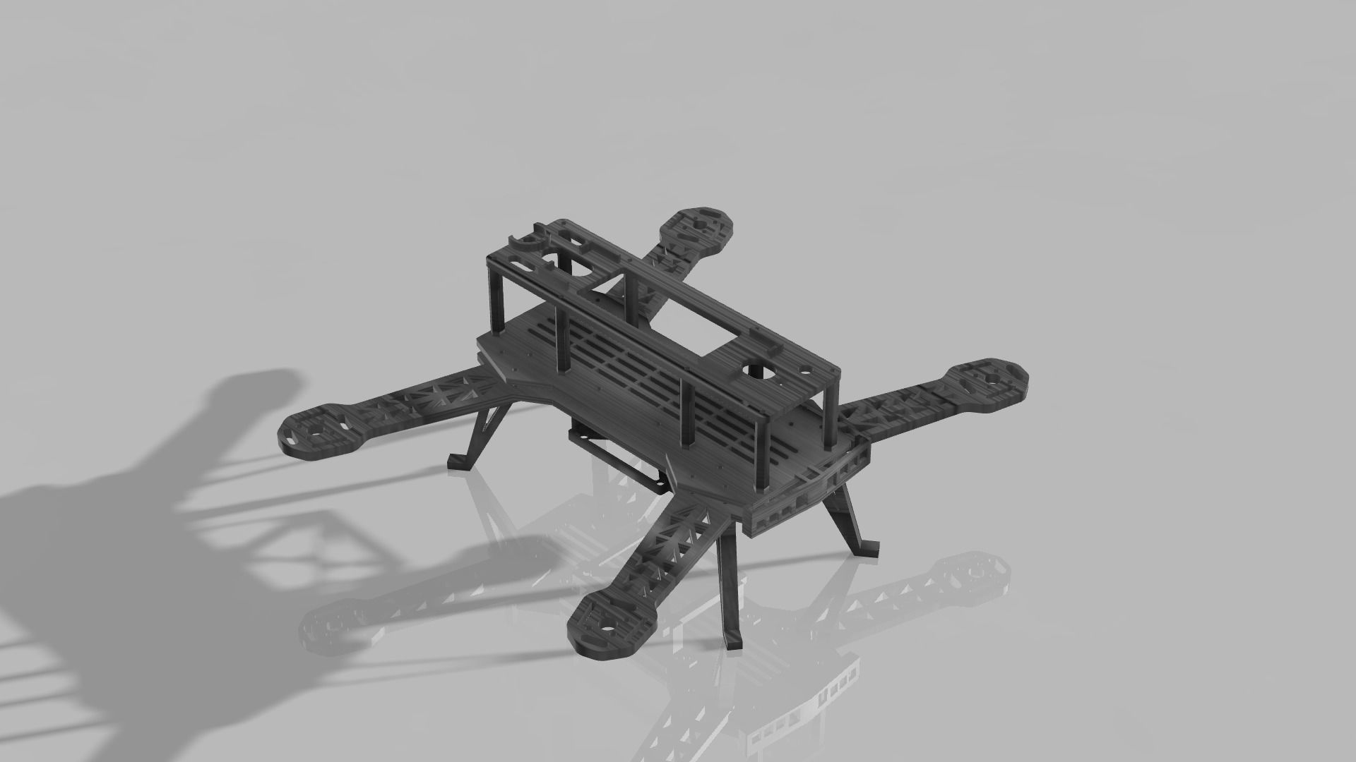 FPV Drone Frame 3D Printable 3D model 3D printable CGTrader