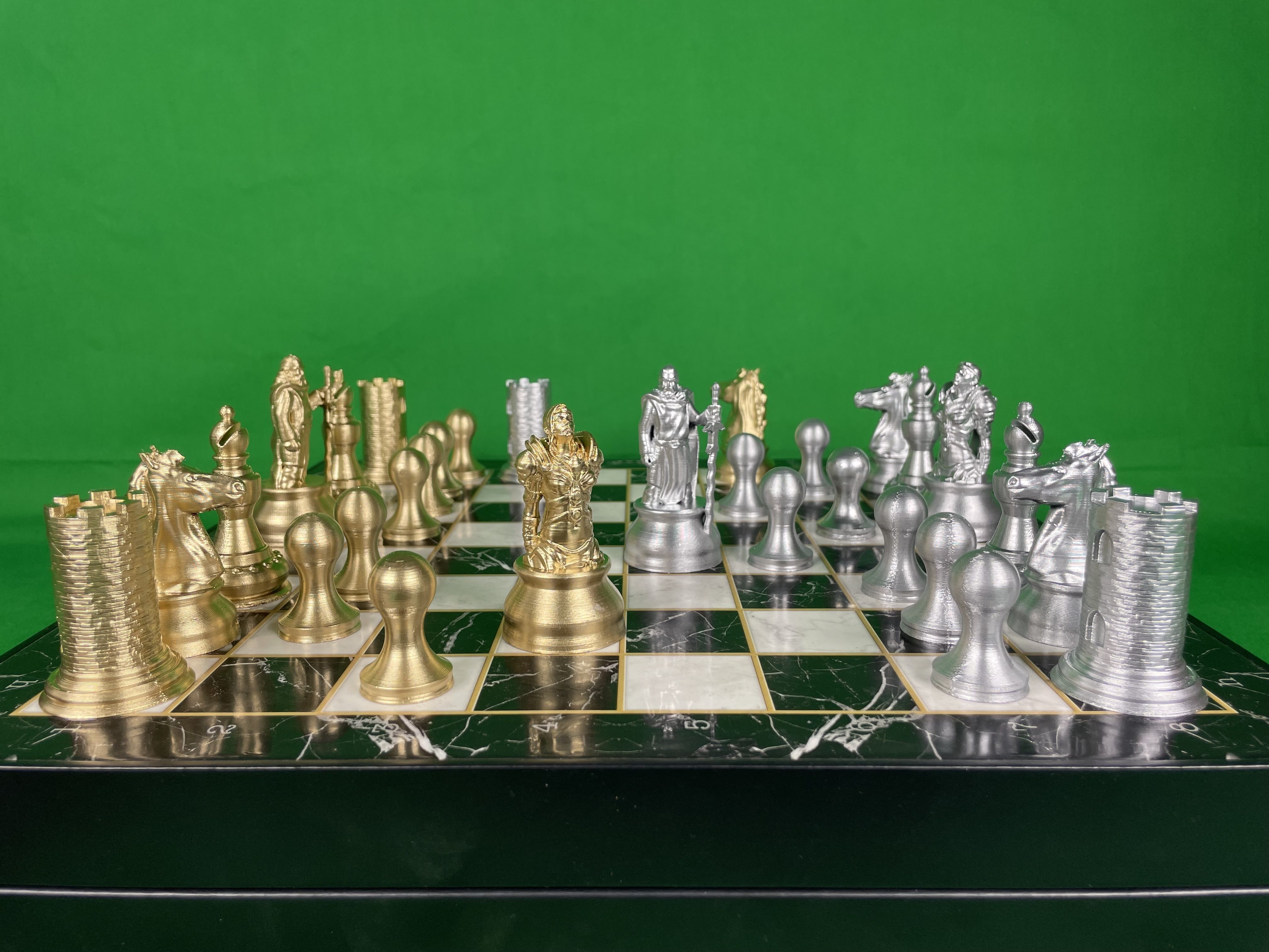 Knight Chess Set - Chevalier Chess 3D print model_19