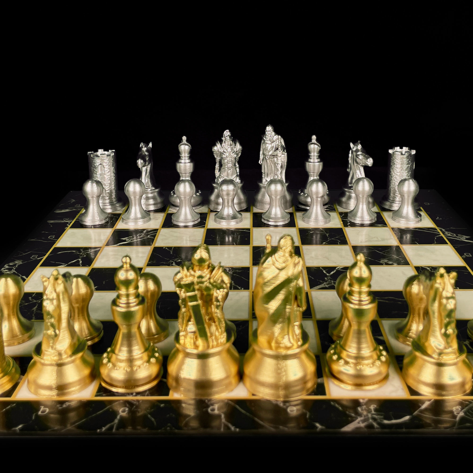 Knight Chess Set - Chevalier Chess 3D print model_10