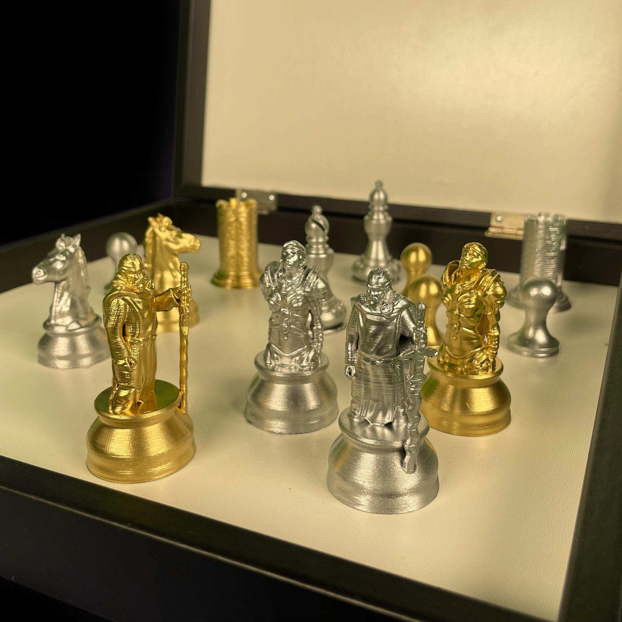 Knight Chess Set - Chevalier Chess 3D print model_4