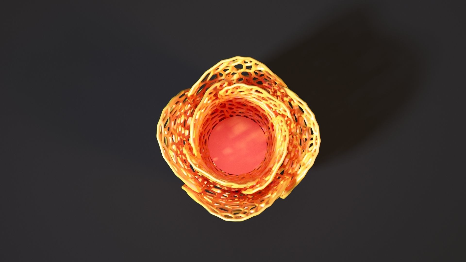 Rose vase 3D print model_8