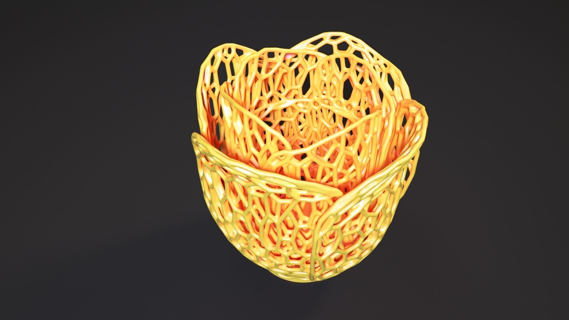 Rose vase 3D print model_6