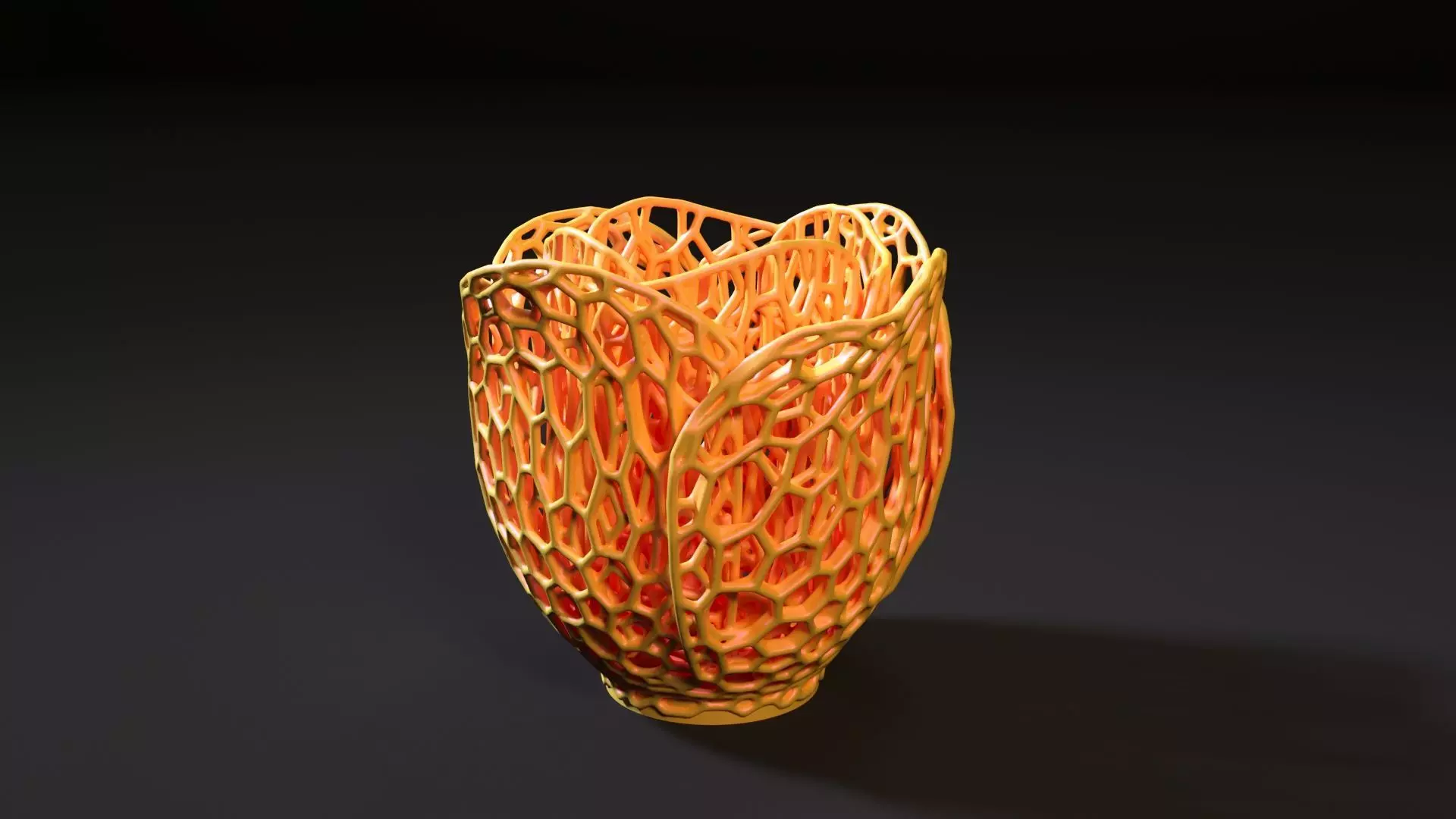 Rose vase 3D print model_0