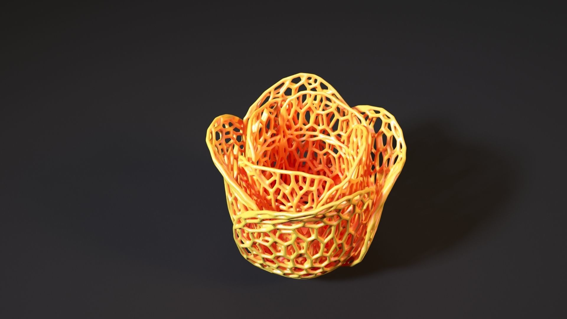 Rose vase 3D print model_7