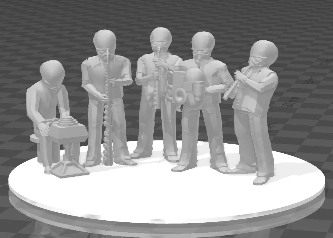Star Wars Cantina Band 3D print model_0