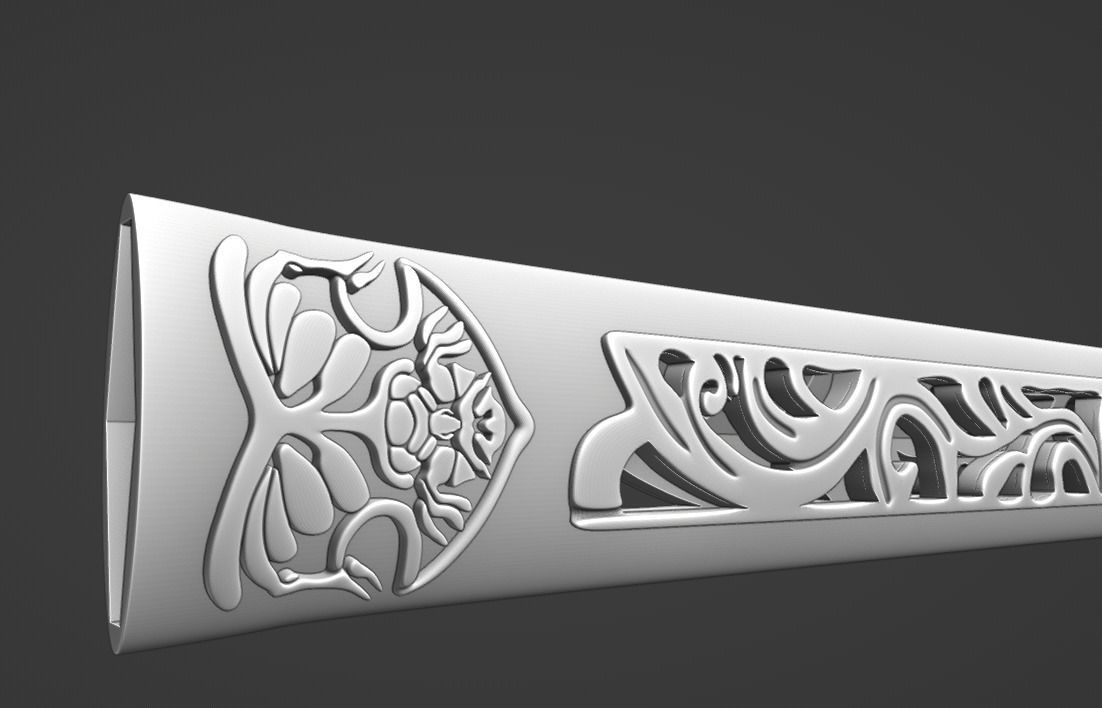 Frostwork--Sword of Xiao Xingchen--The Untamed--Print Ready 3D print model_8