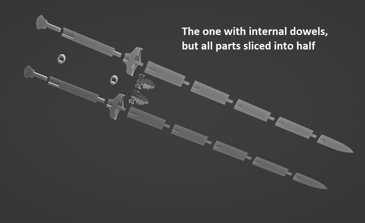 Frostwork--Sword of Xiao Xingchen--The Untamed--Print Ready 3D print model_13