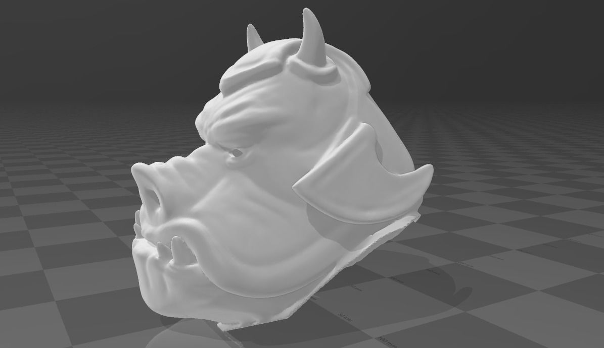 Star Wars Gamorrean guard Helmet - Mask 3D print model_1