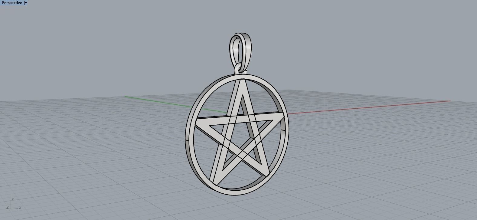 Star of David pendant model 323 3D print model_11