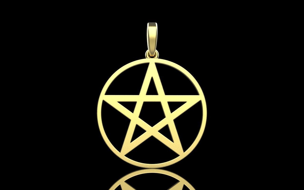 Star of David pendant model 323 3D print model_20