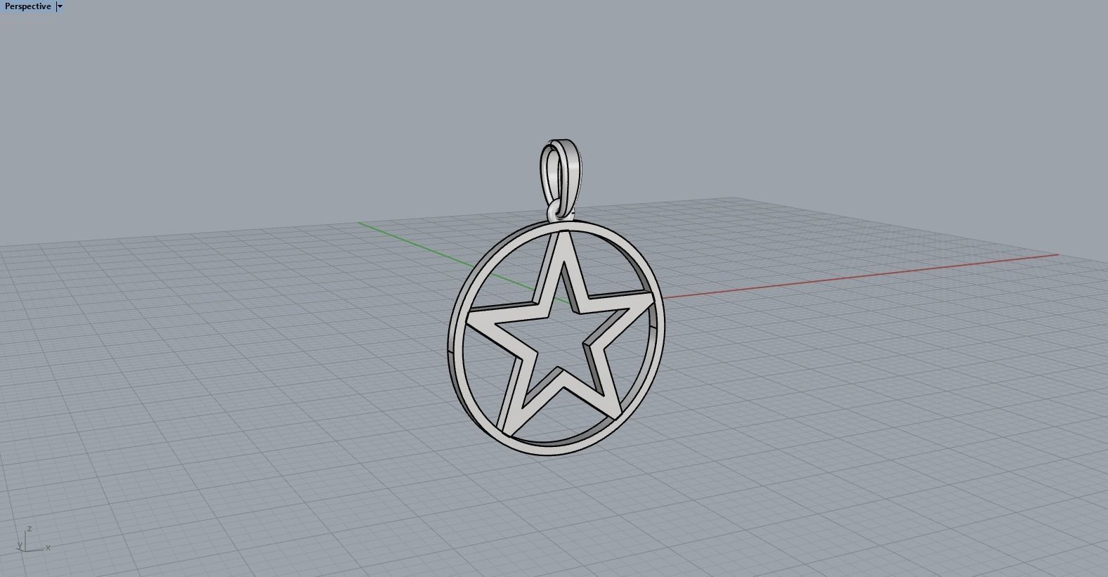 Star pendant model 324 3D print model_10