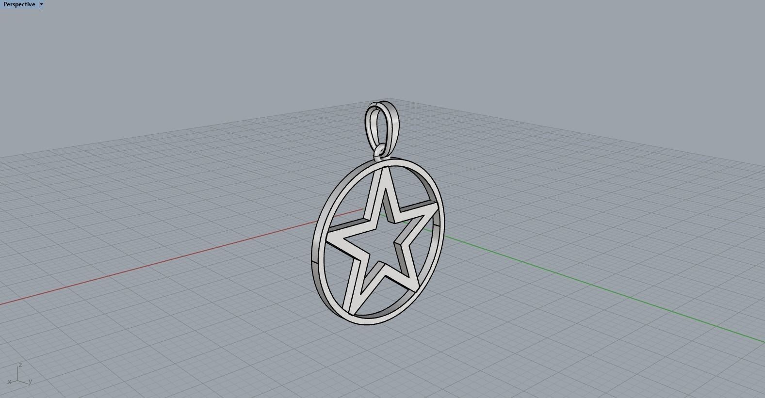 Star pendant model 324 3D print model_11