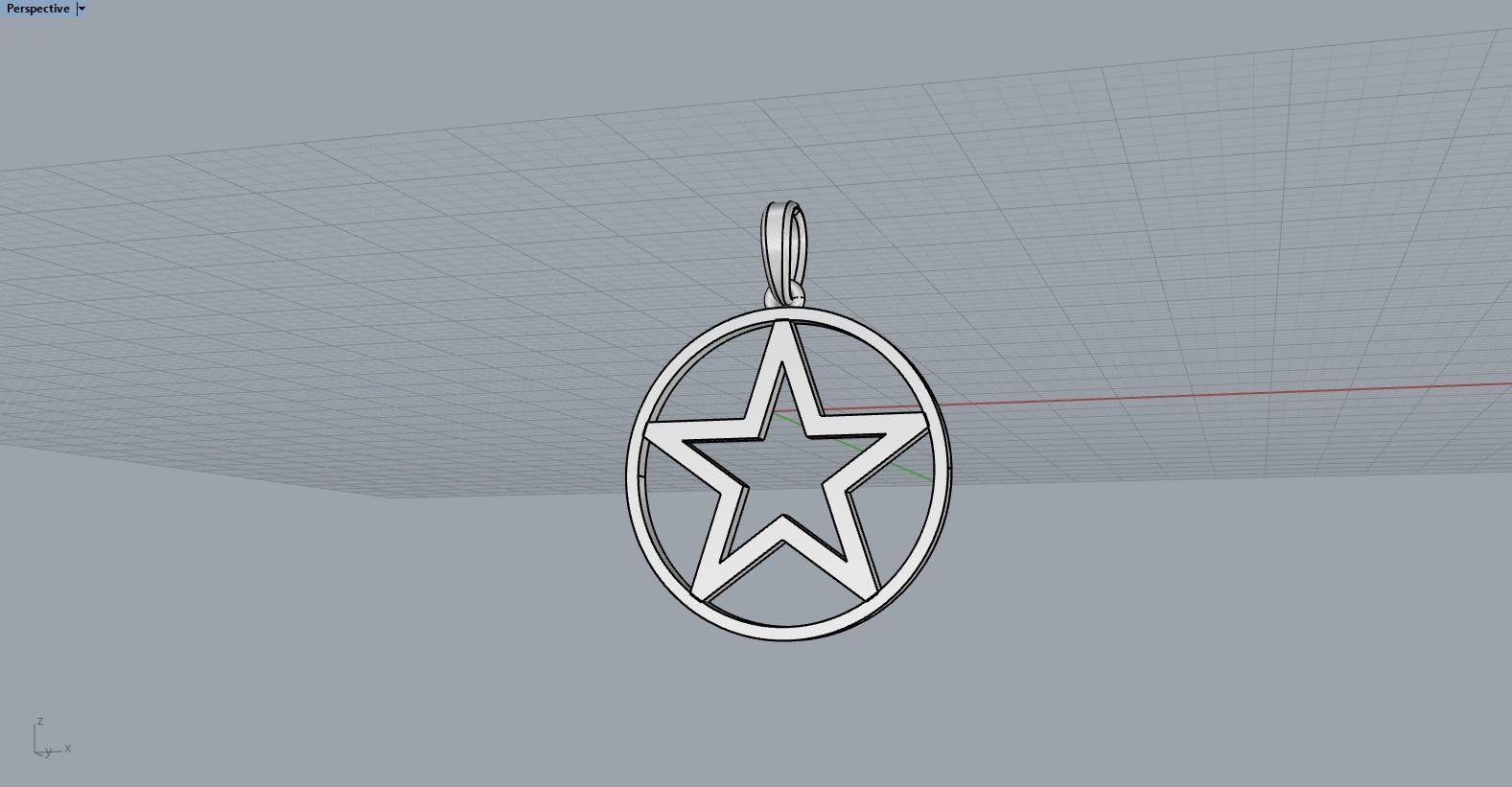 Star pendant model 324 3D print model_9