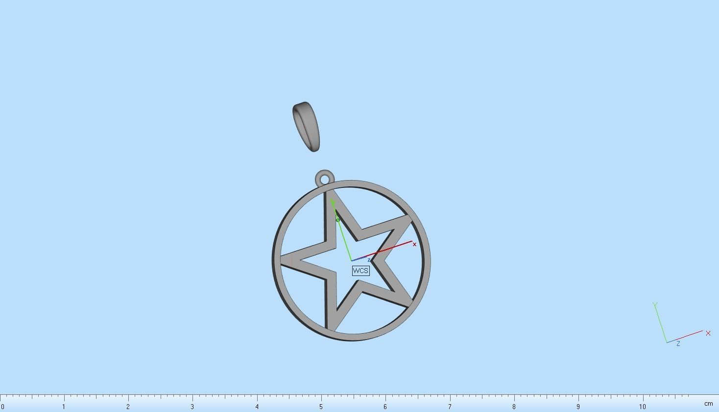 Star pendant model 324 3D print model_12