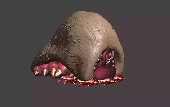 Brain Bug Starship Troopers Brainbug Hi-Poly STL for 3D printing 3D print model
