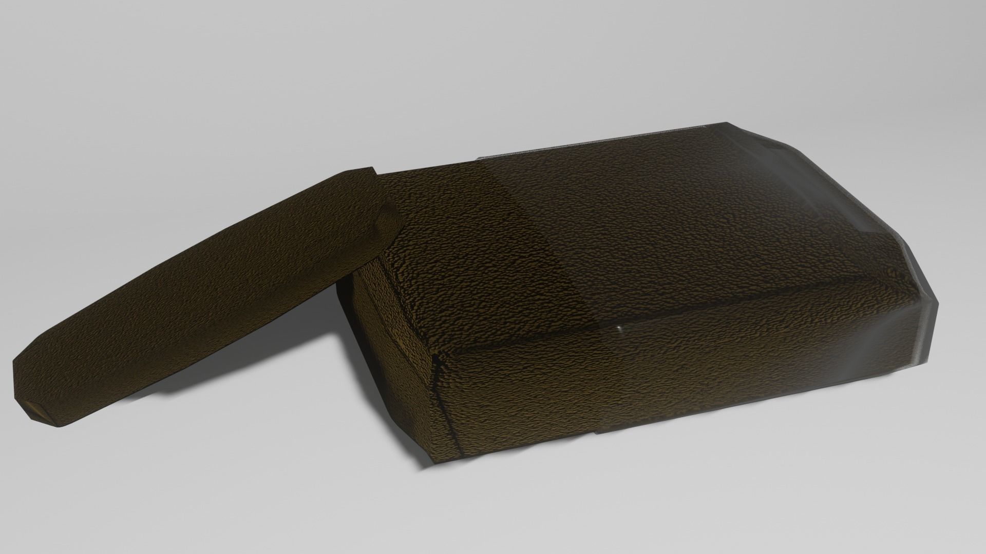 Cannabis Hash Brick Legal or Illegal Low-poly 3D model_1