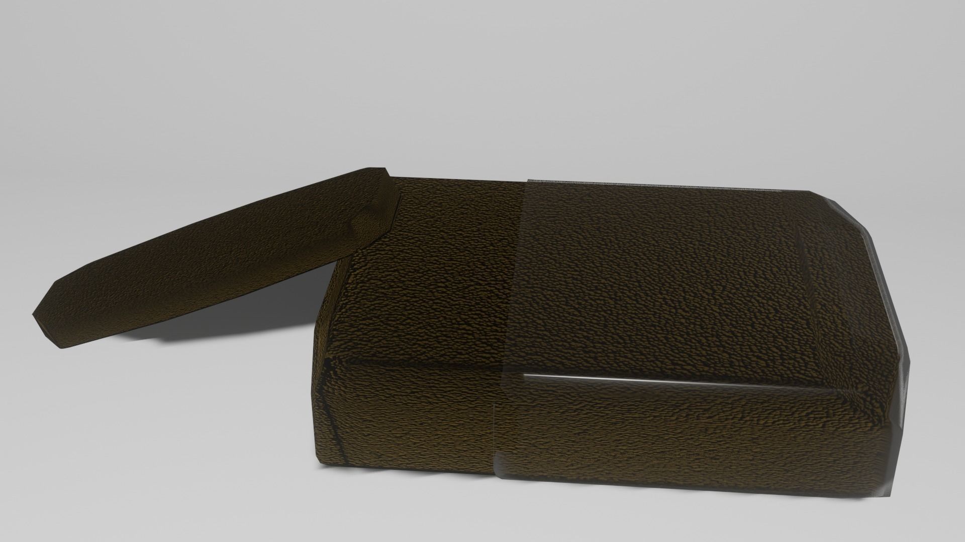 Cannabis Hash Brick Legal or Illegal Low-poly 3D model_2