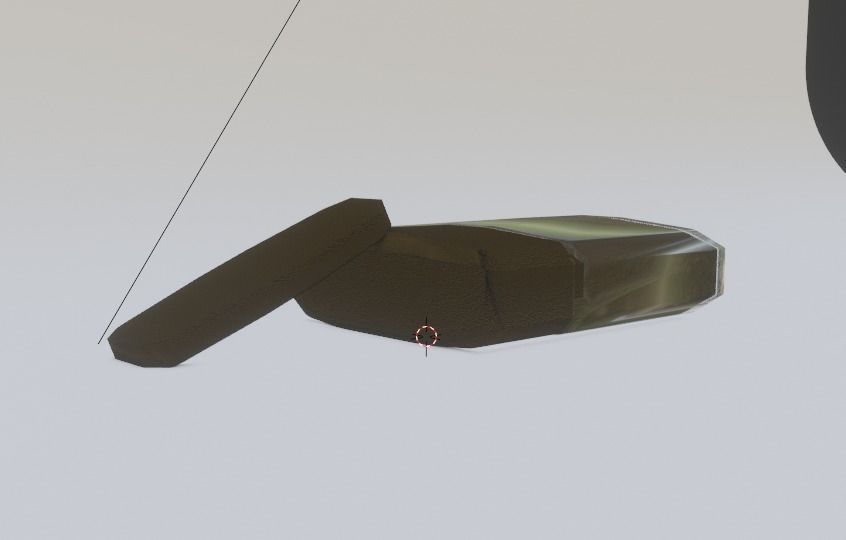 Cannabis Hash Brick Legal or Illegal Low-poly 3D model_5