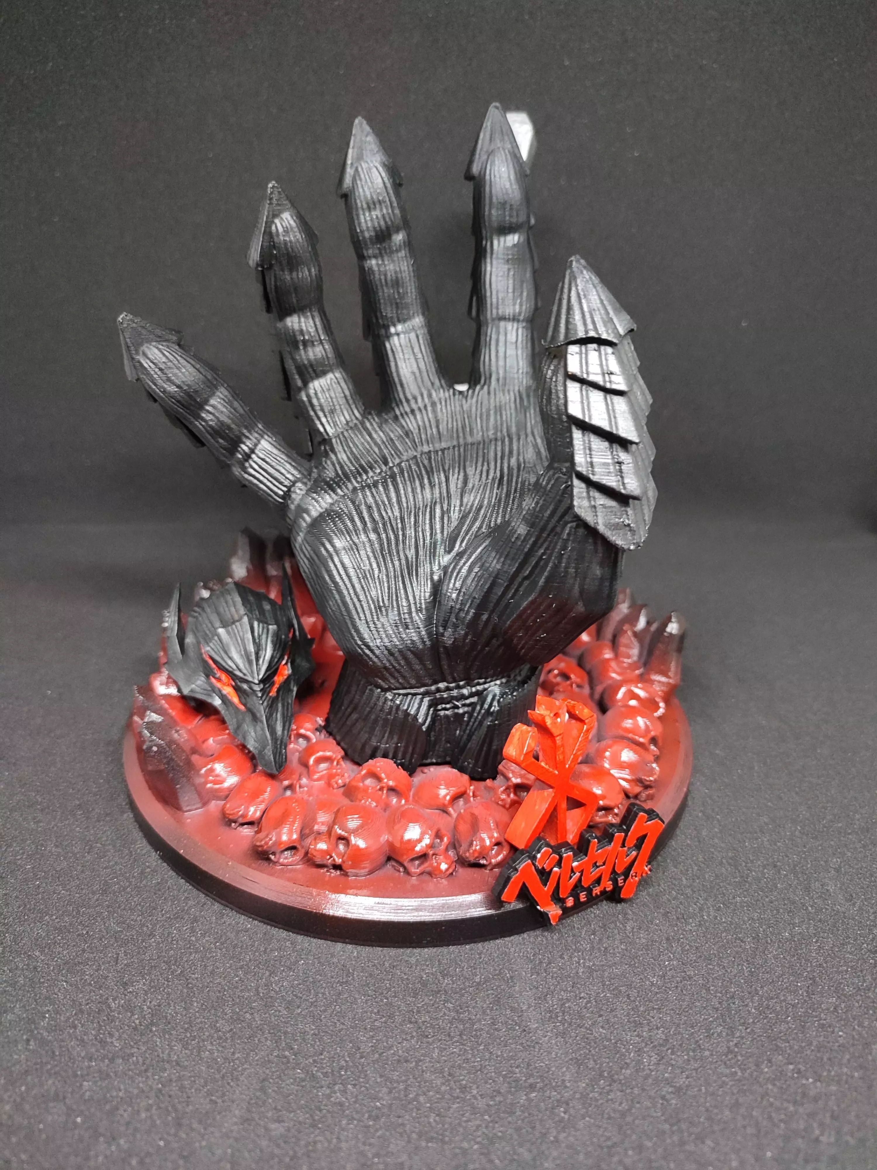 BERSERK GUTS HAND PS4 PS5 CONTROLLER HOLDER FANTASY CHARACTER 3D print model_0