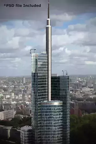 Skyscraper 3 3D model Skyscraper 3 3D model