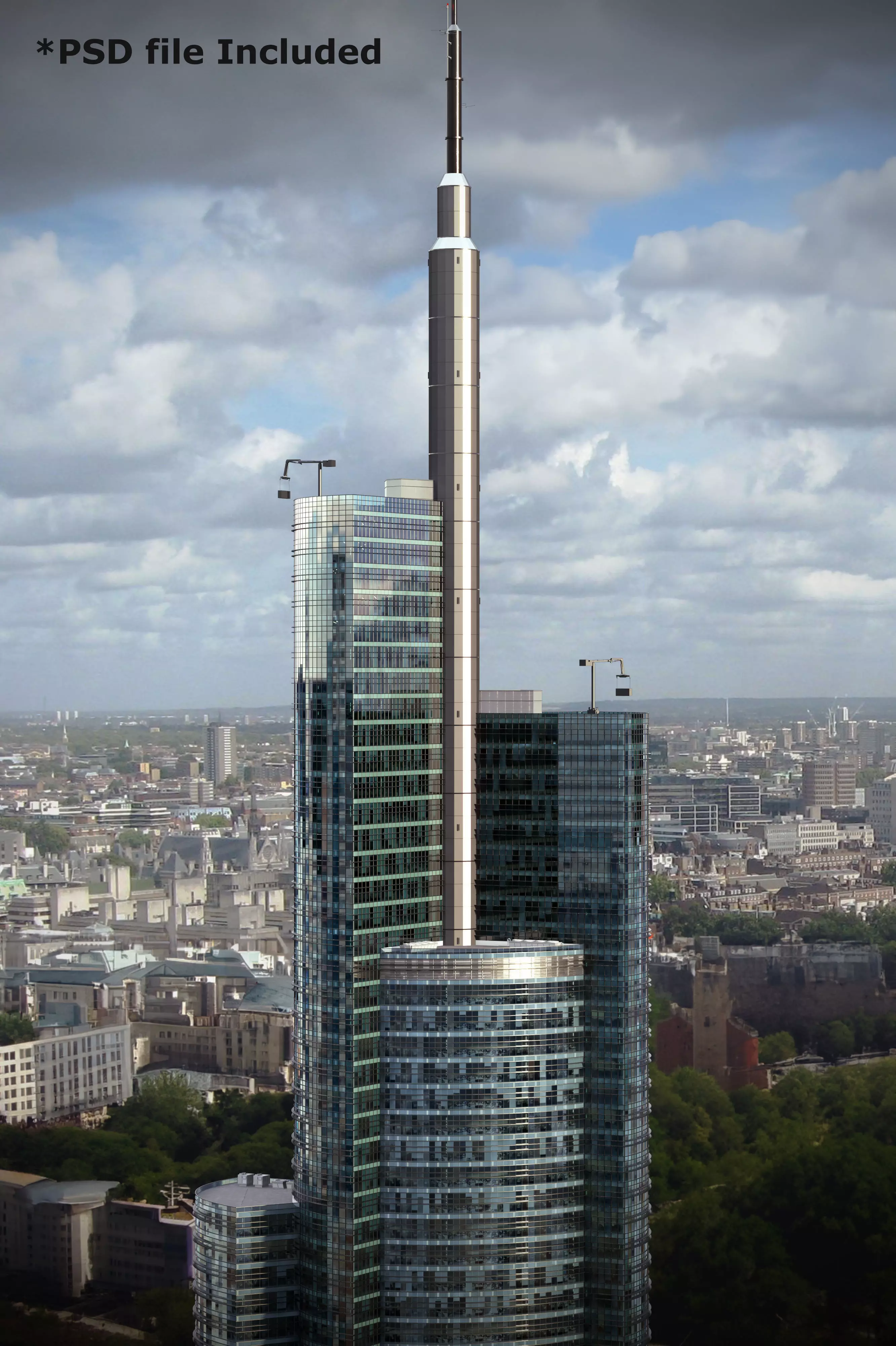 Skyscraper 3 3D model_0