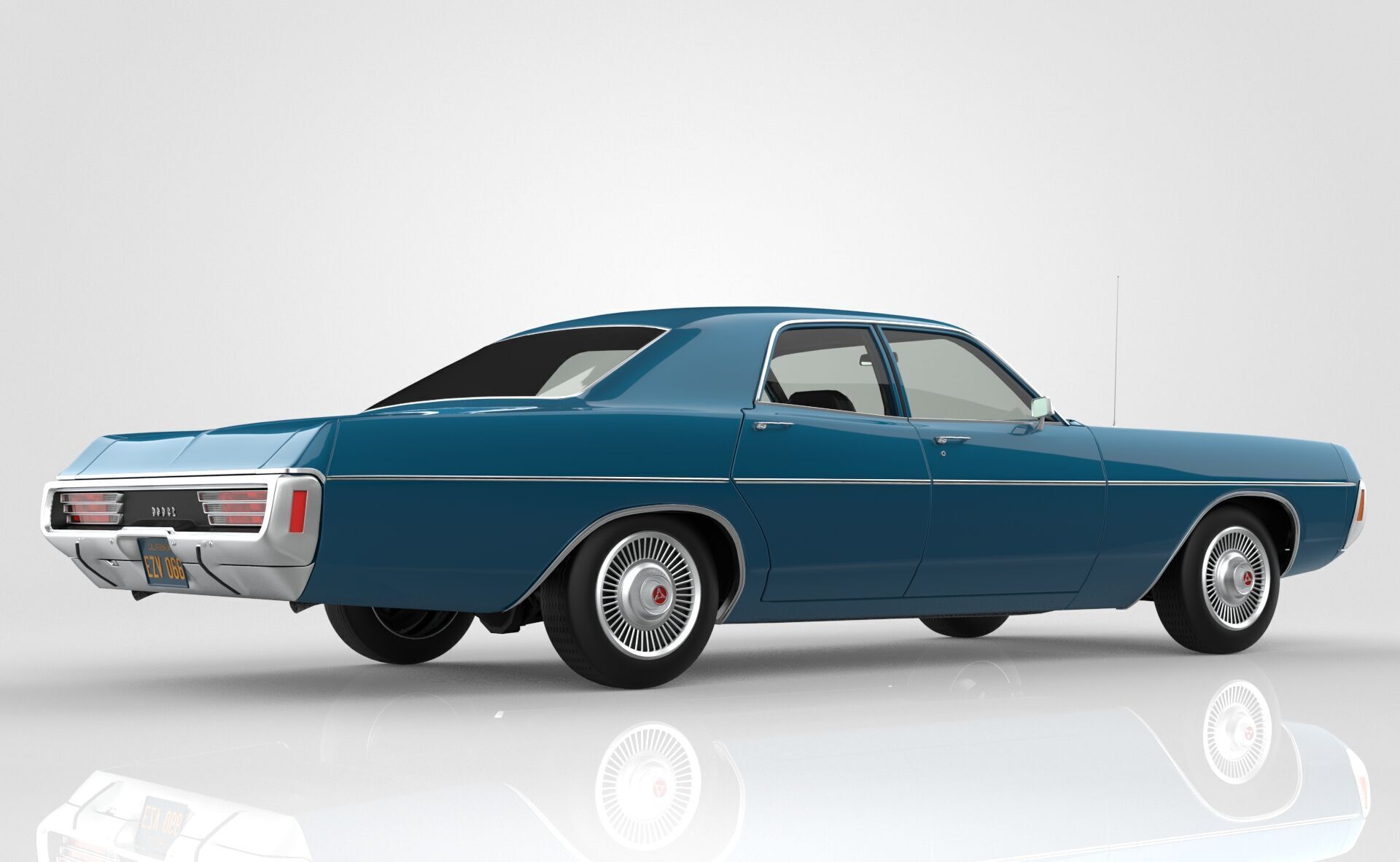 Dodge Polara 1971 3D model_6