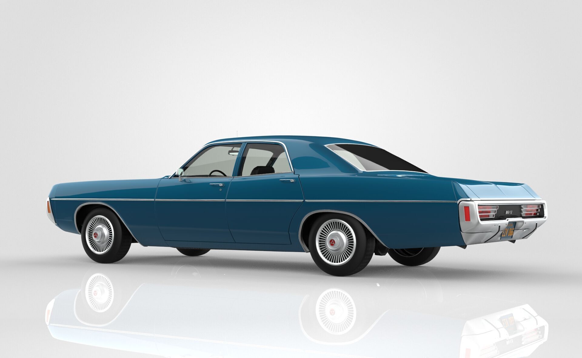 Dodge Polara 1971 3D model_2