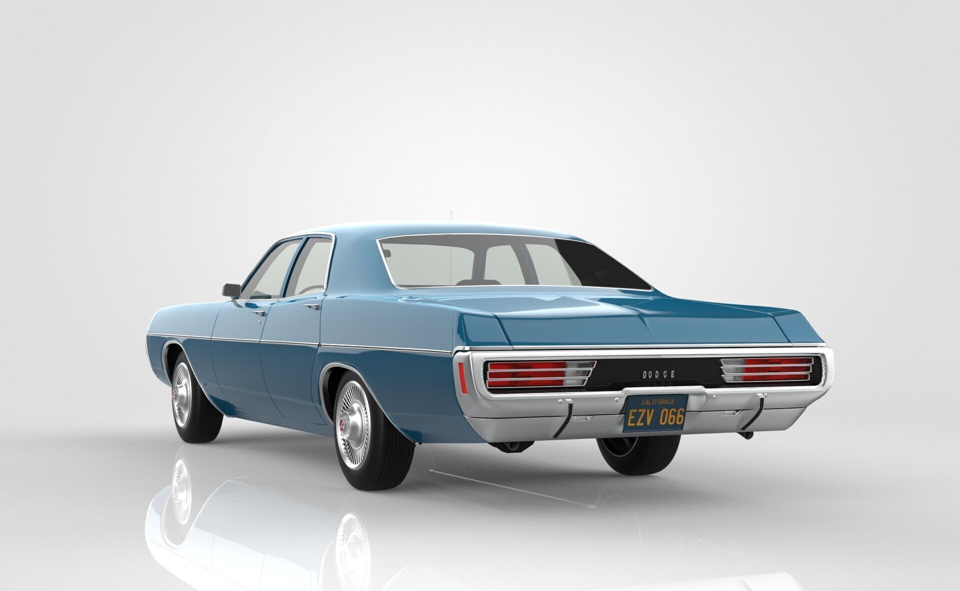Dodge Polara 1971 3D model_3