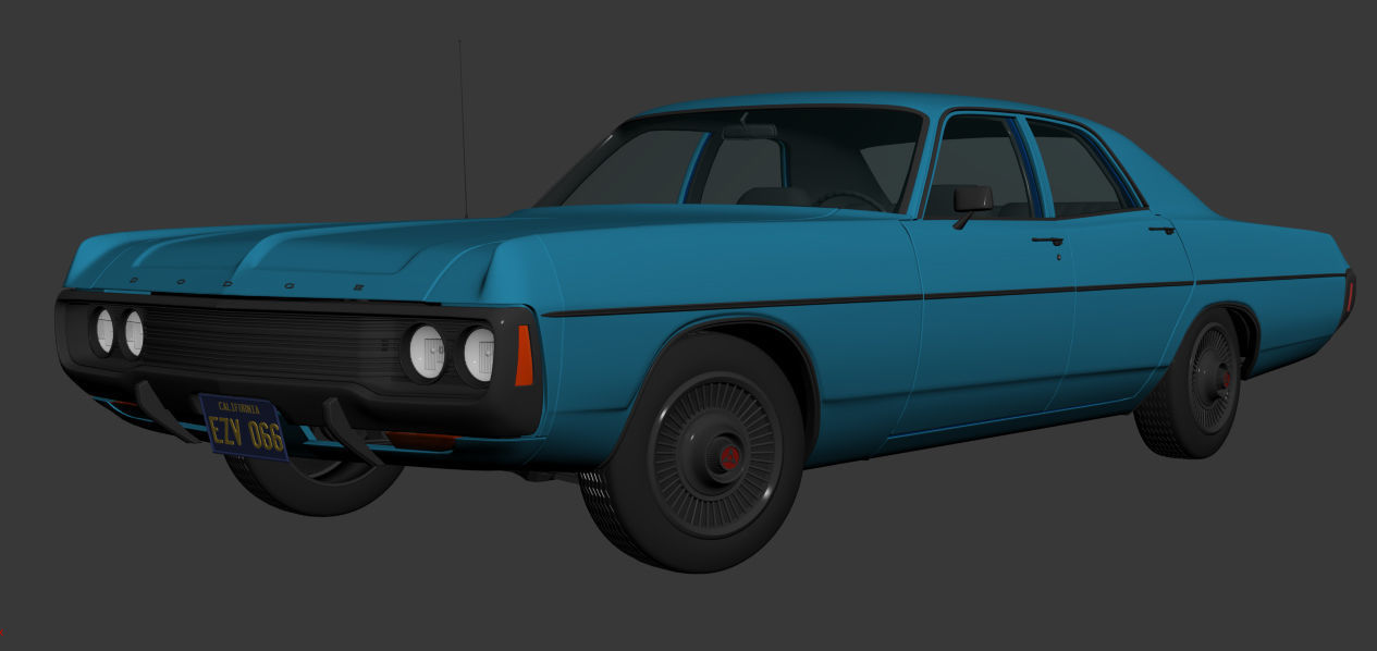 Dodge Polara 1971 3D model_11