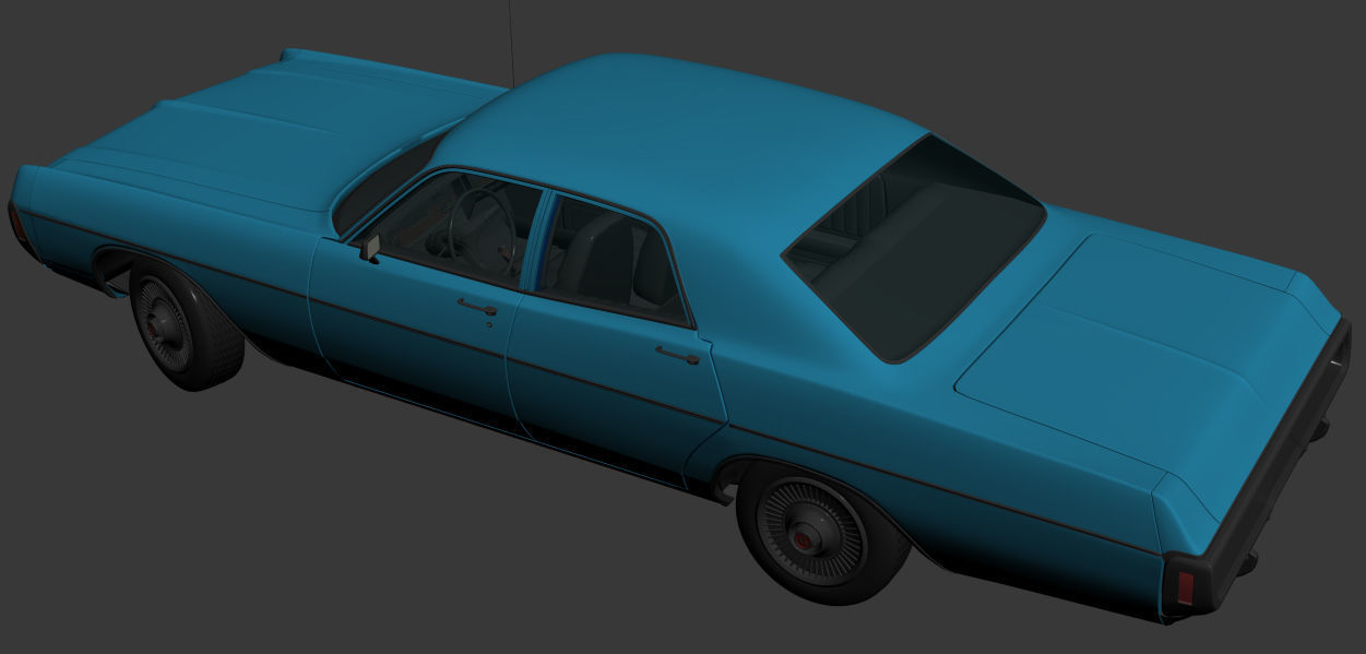 Dodge Polara 1971 3D model_13