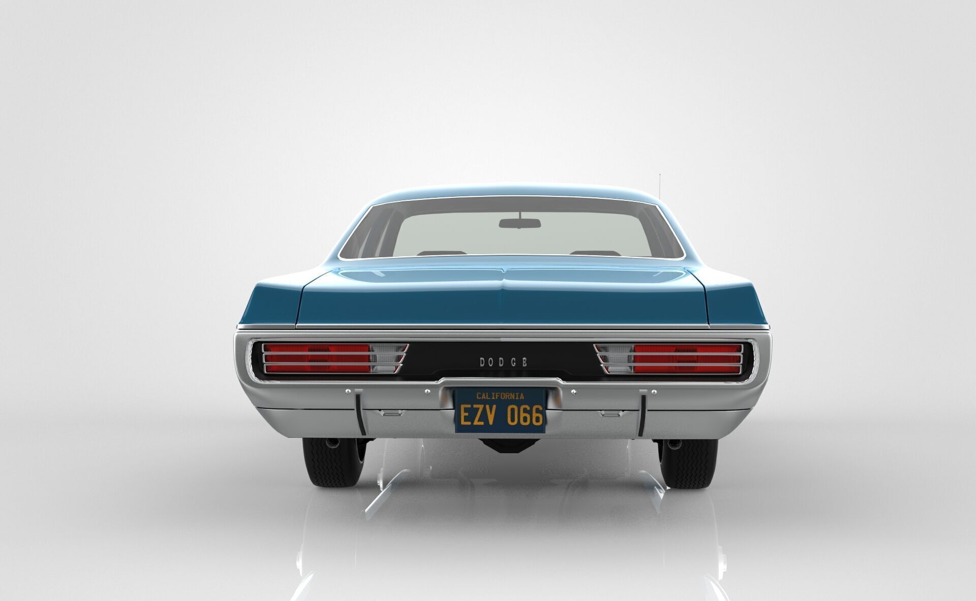 Dodge Polara 1971 3D model_4