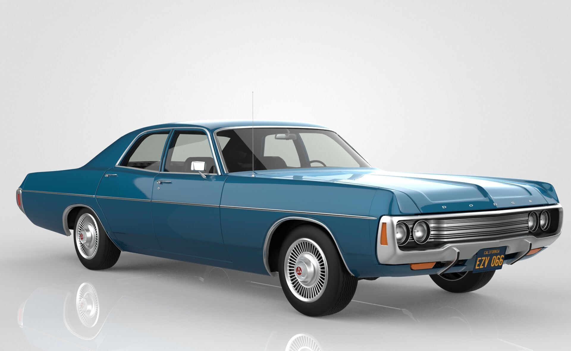 Dodge Polara 1971 3D model_8