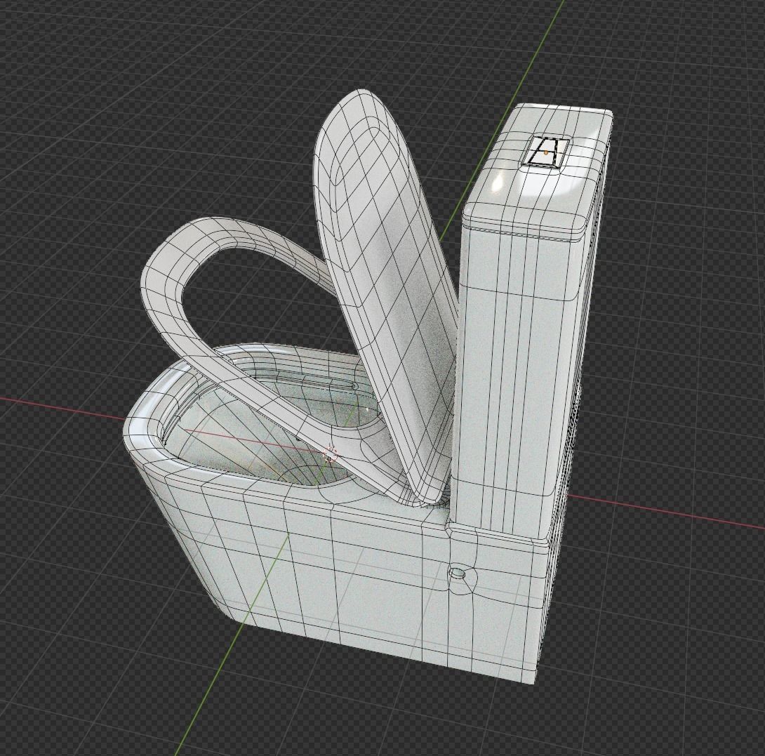 3D model Bathroom Commode VR / AR / low-poly | CGTrader