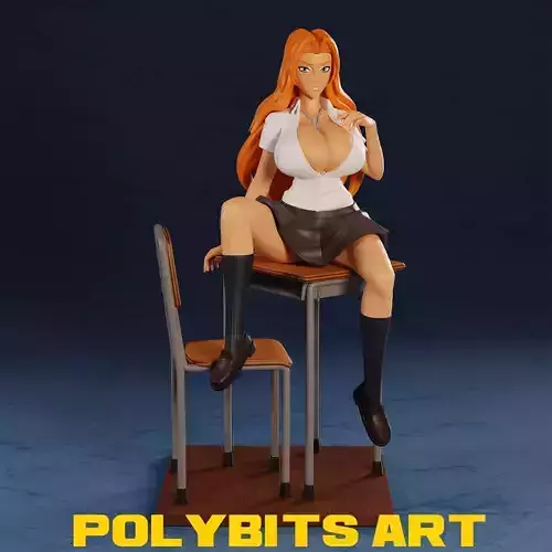 Matsumoto Rangiku Bleach Anime Figure 3D print model