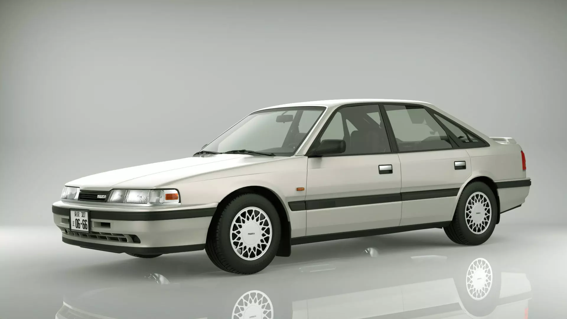 Mazda 626 HB 1990 3D model | CGTrader