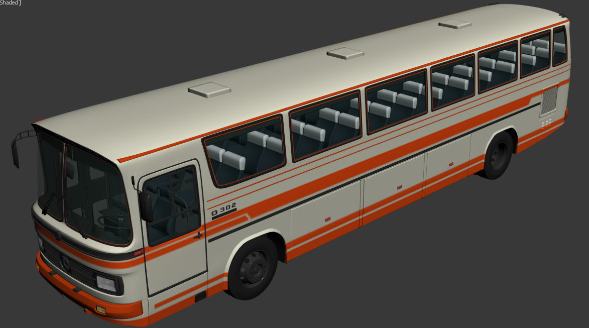 Mercedes Benz O302 3D model_13