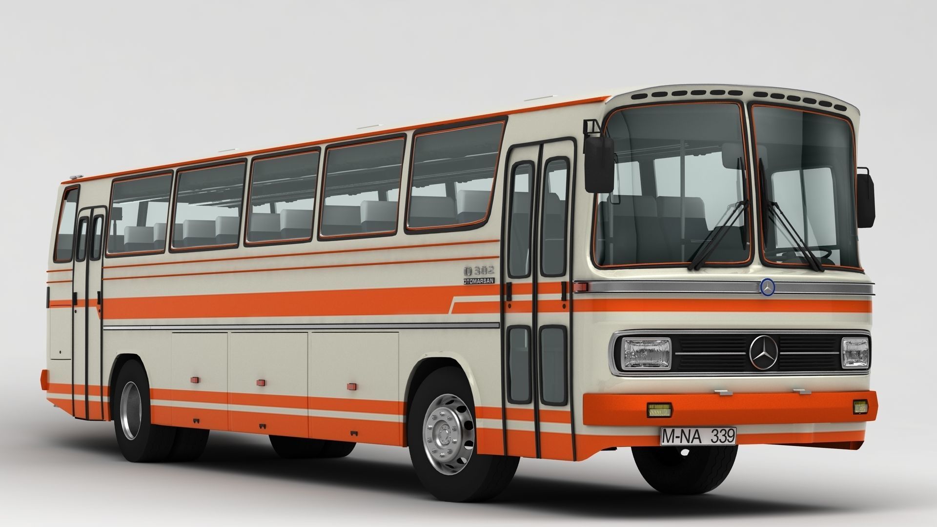 Mercedes Benz O302 3D model_8