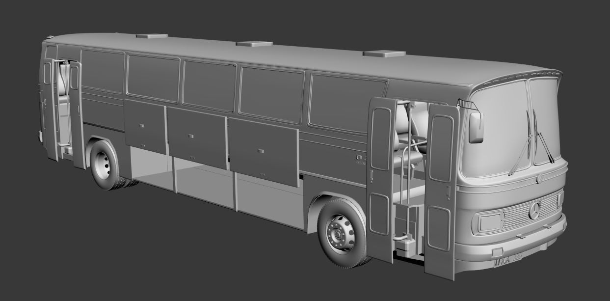 Mercedes Benz O302 3D model_12