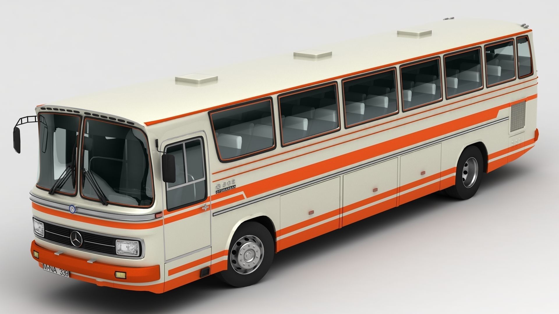 Mercedes Benz O302 3D model_9