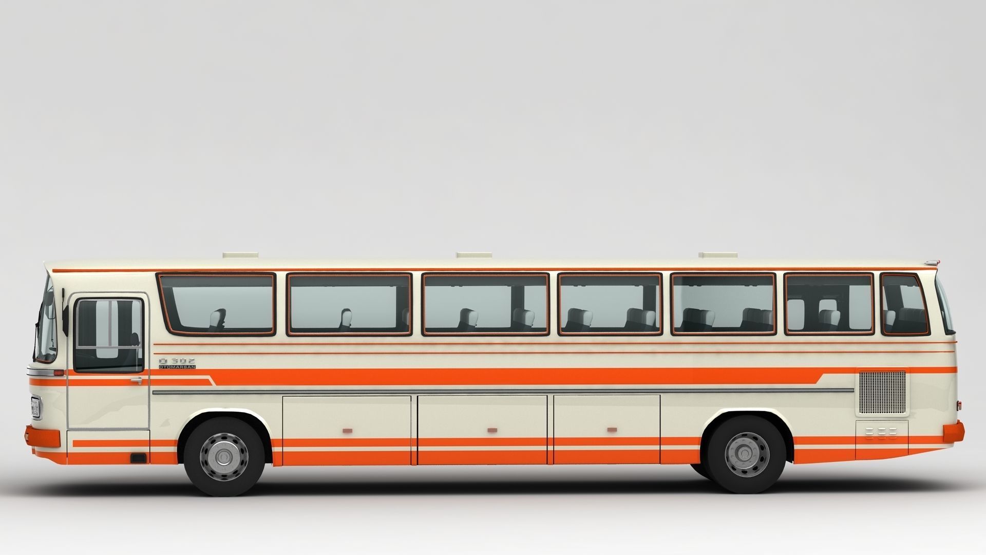 Mercedes Benz O302 3D model_1
