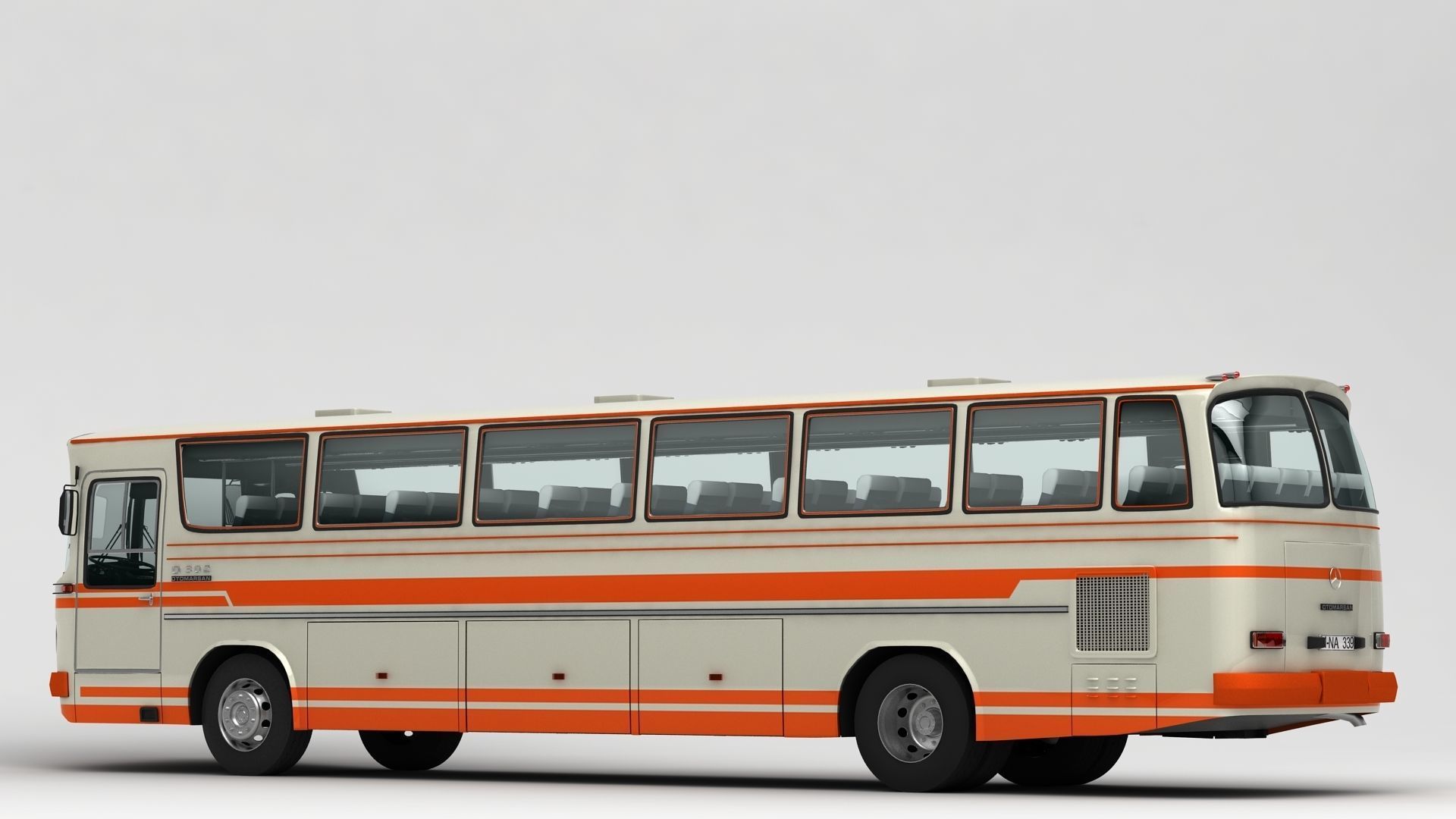 Mercedes Benz O302 3D model_2