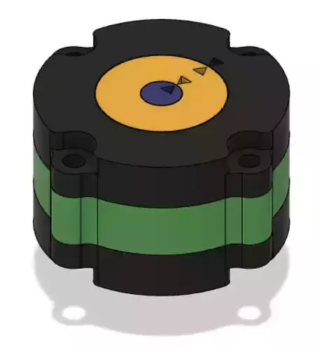 SIMPLE STEAM PLANEARY GEAR 3D print model