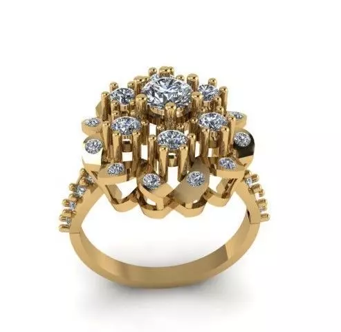 Rings 3D print model