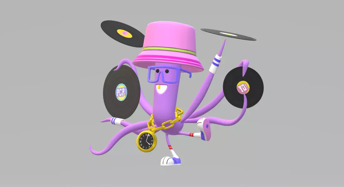 le disc-jockey 3D print model
