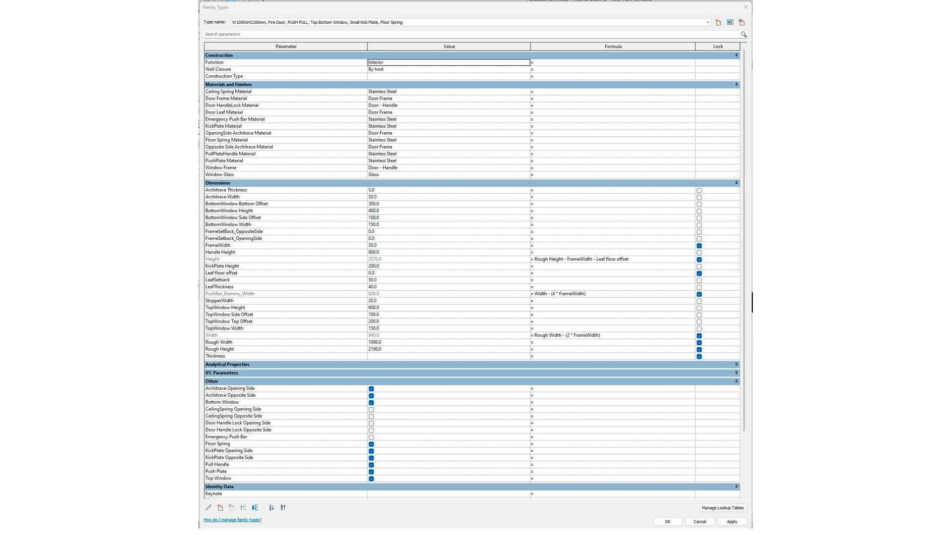 Internal Single Door 3D model_11