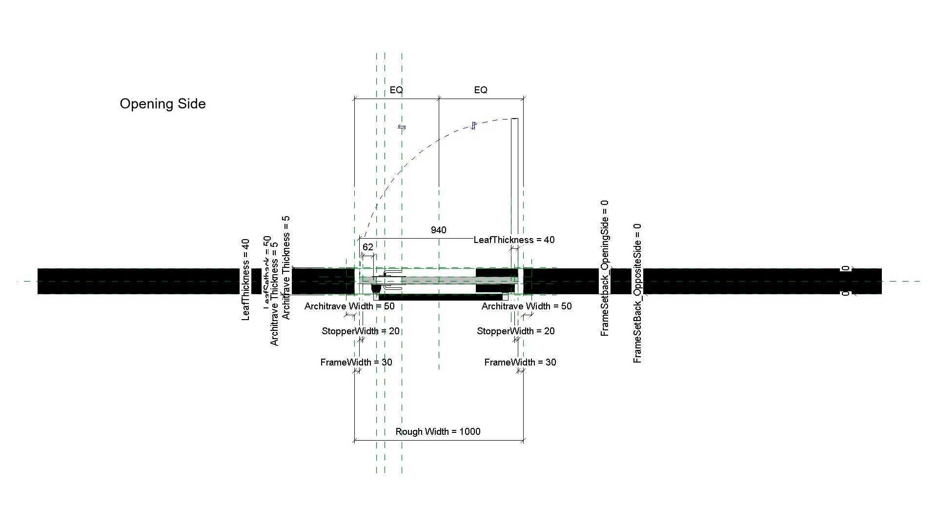 Internal Single Door 3D model_10