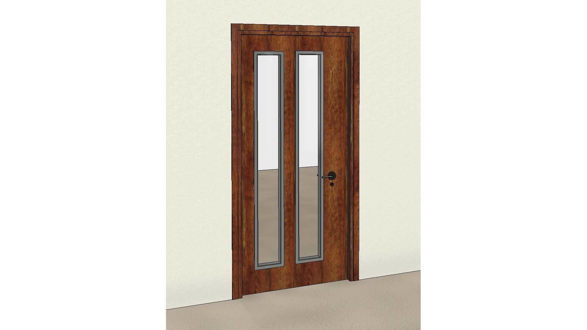 Internal Single Door 3D model_6