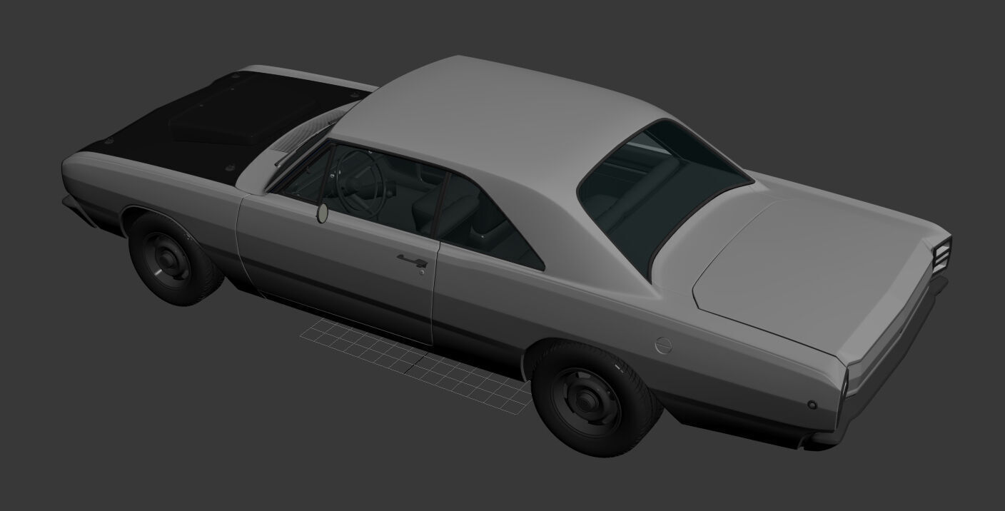 Dodge Dart Hemi 3D model_10